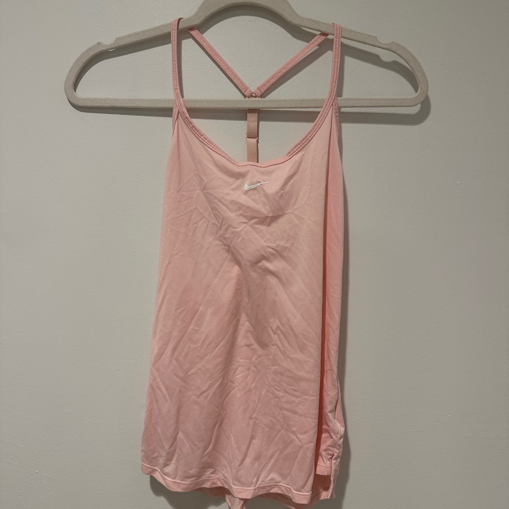 Pink Nike dri fit tank